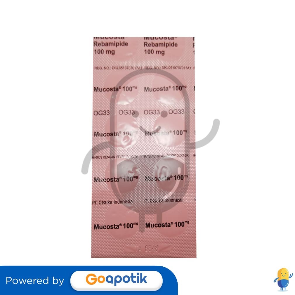 Mucosta 100 Mg Blister 10 Tablet