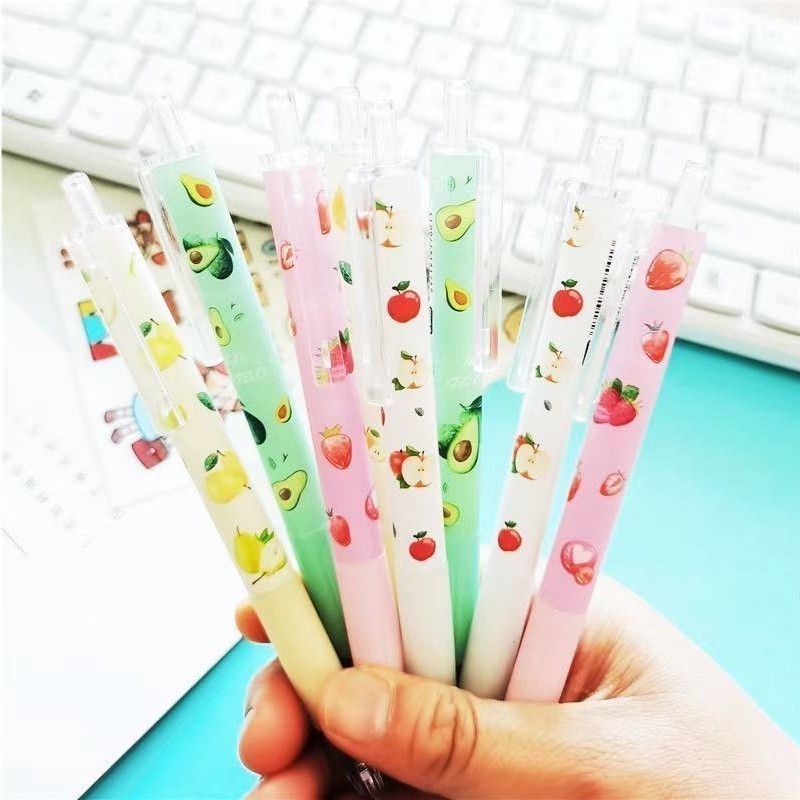 

Pulpen Gel Motif Buah Buahan Pulpen Pelajar Dan Kantor Pena Lucu Fruit Press Gel Pen 600
