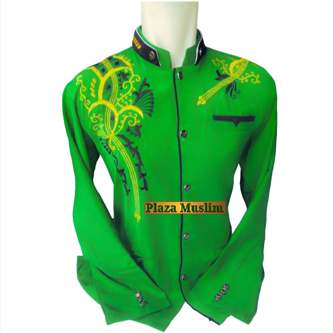 Jasko Jas Koko Pria Bordir / Warna Hijau NU Bordir Jasko / Bordir Jasko Bordir Jasko Dewasa Bordir