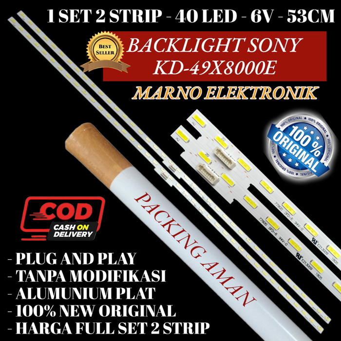 SGA05 BACKLIGHT SONY KD-49X8000E 49X8000E KD-49X7500 KD-49X7000 LAMPU LED BL