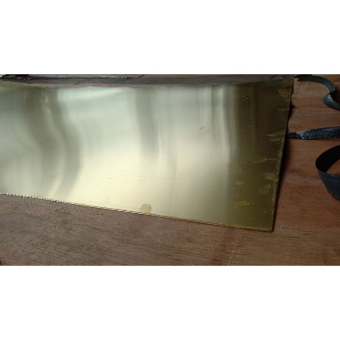 plat Kuningan lembaran 0.8mm x 1m x 2m