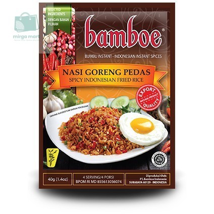 

Bumbu Bamboe Nasi Goreng Pedas mirga mart