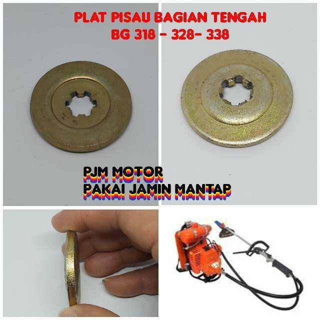 

Cutter Holder Plat Tahanan Kepala Pisau Tengah Mesin Potong Rumput 318 328 338 cutter Holder amplas