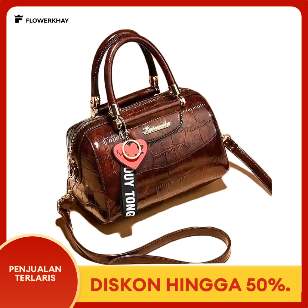 Terbaru Tas Selempang Wanita Terbaru Slempang Import Batam Mewah Pesta Kondangan bahan kulit Buaya