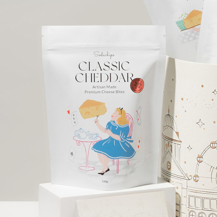 

Sodachips CLASSIC CHEDDAR Cheese Bites snack