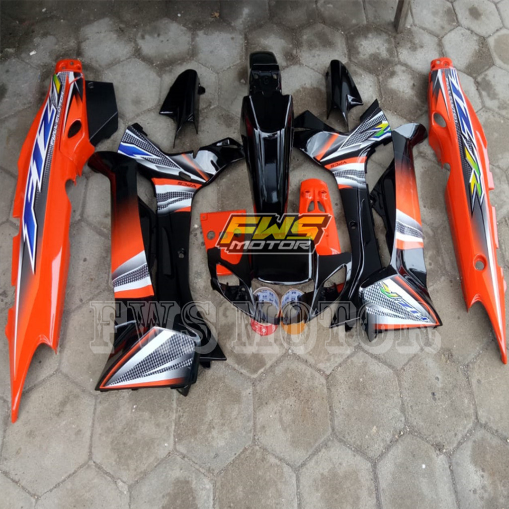 Fullset Body Halus Fizr Orange Hitam 2004