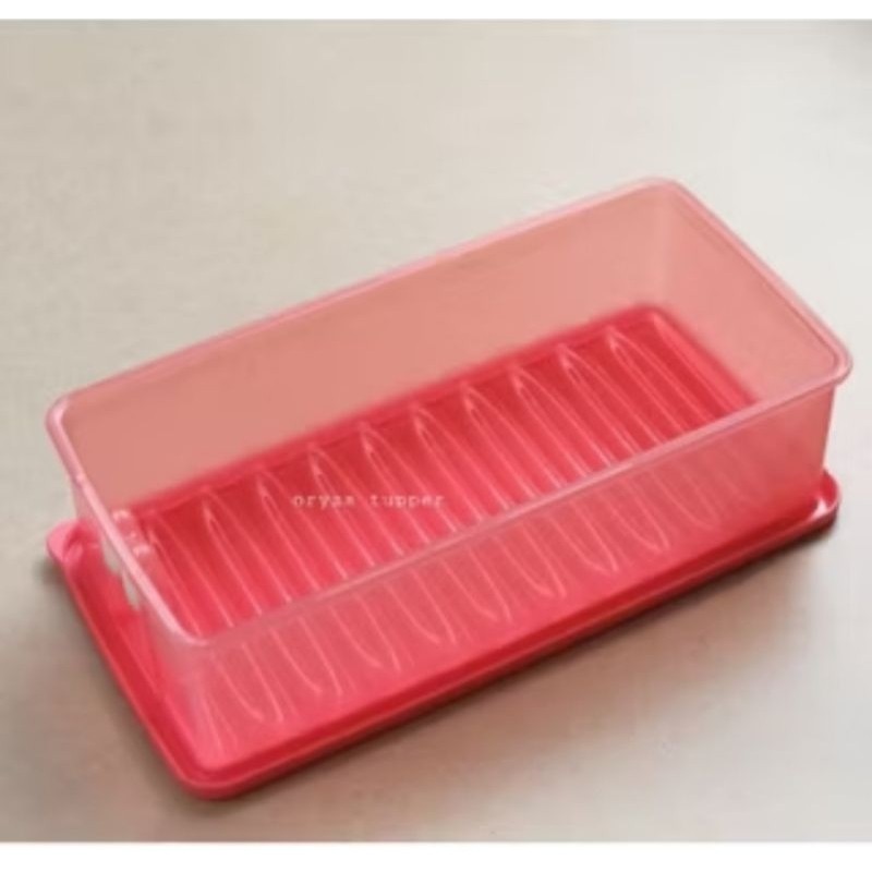 Tupperware Fridgesmart Rectangular 2L 1pc ecer 2liter toples plastik buah sayur kulkas freezer wadah