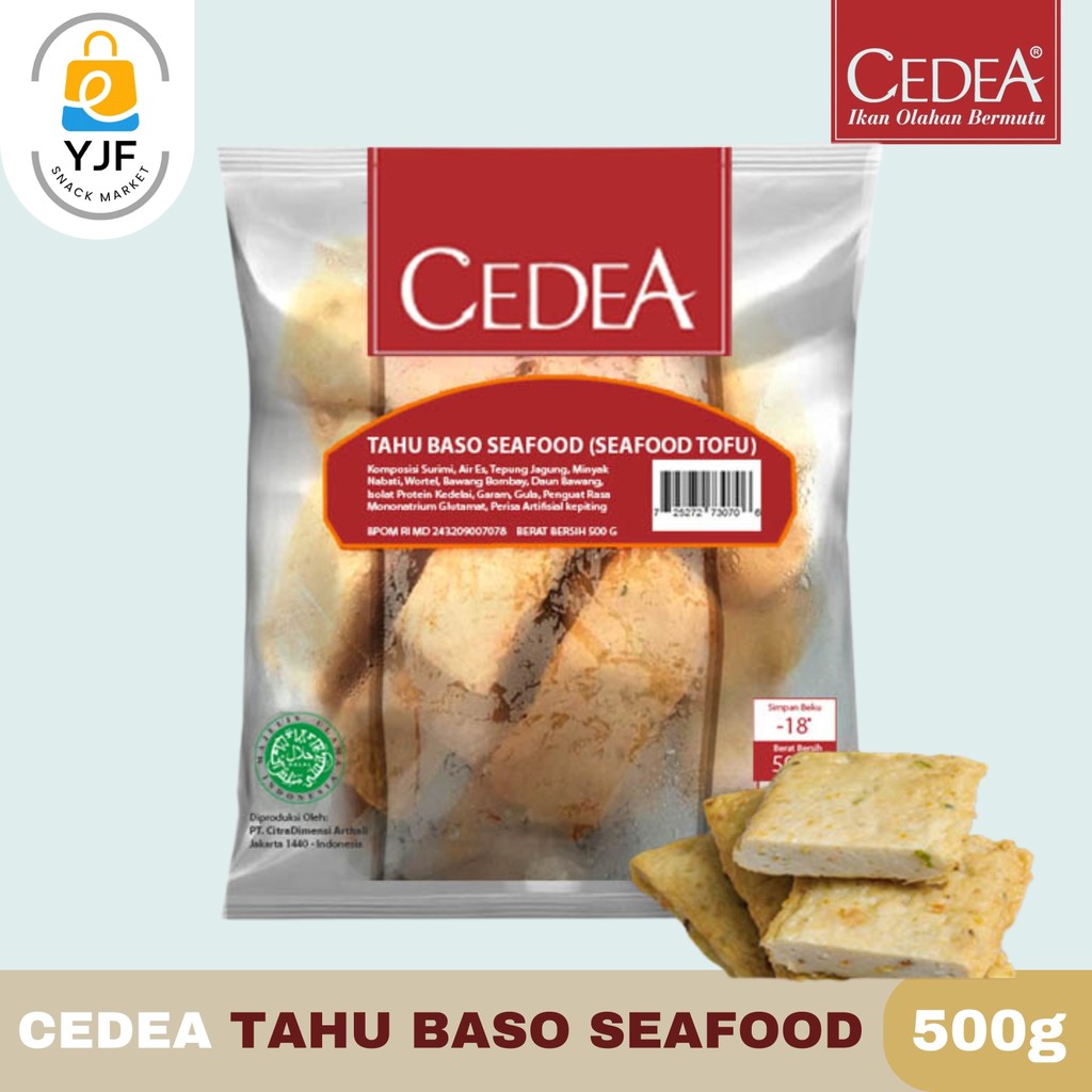 

Cedea Tahu Baso Seafood Tahu Bakso Ikan [500g]