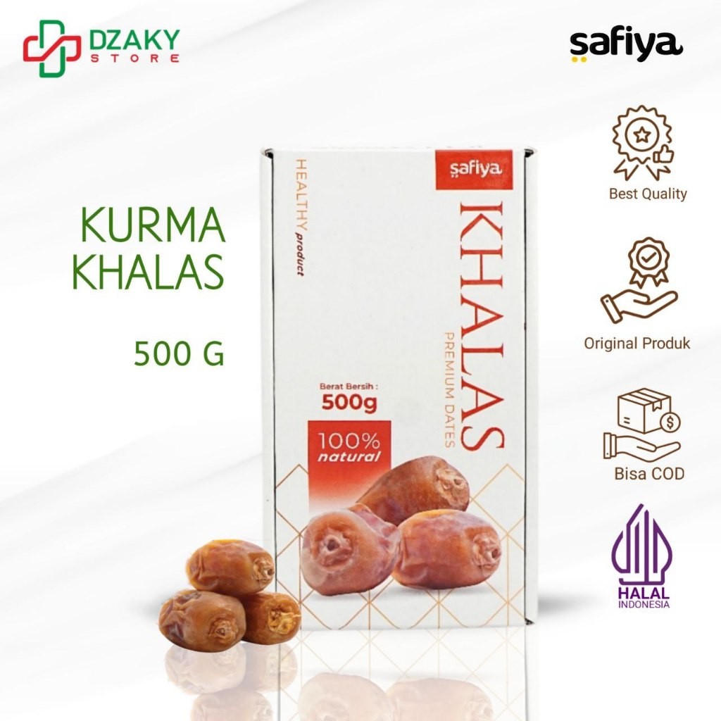 

Safiya Kurma Khalas 500gr Kurma Kholas Legit Premium