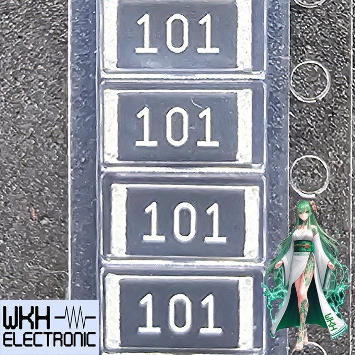 EWR27 Resistor 2512 SMD R101 100 ohm accuracy 1% rshunt 101