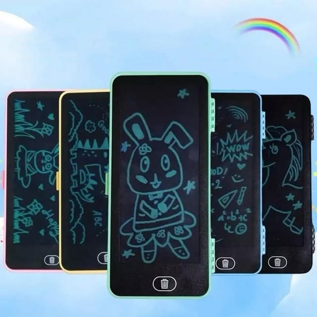 

6.6 KOTAK PENSIL 2IN1 Case Besar Lcd Writing Drawing Box Case Ukuran Besar Pencil Drawing Pad Edukasi 2 in 1