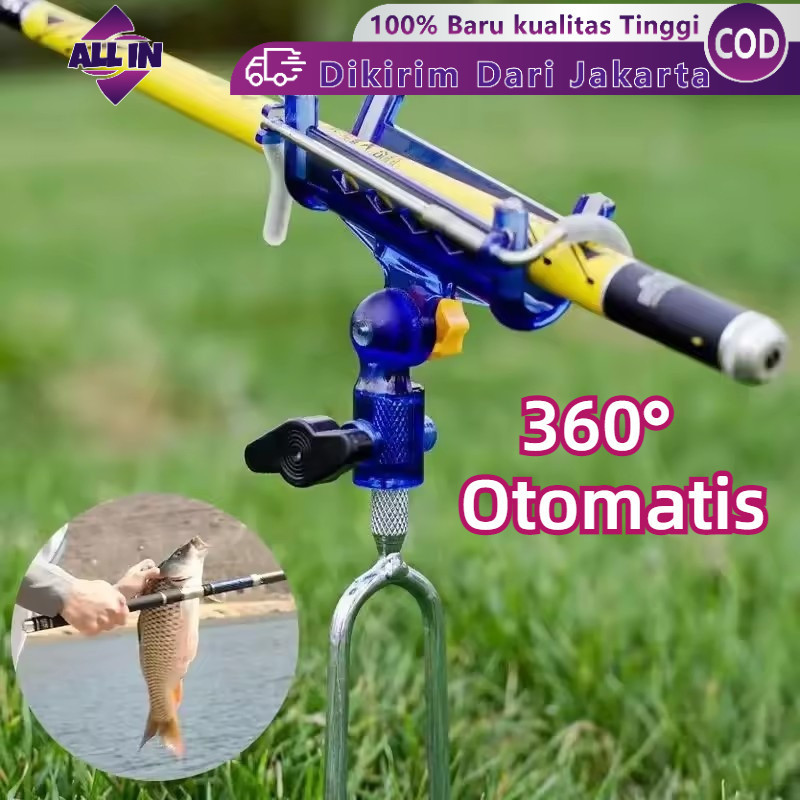 Set Bracket Joran Pancing 360° Dudukan Pancing Joran Cagak Joran Pancing Braket Pancing Adjustable