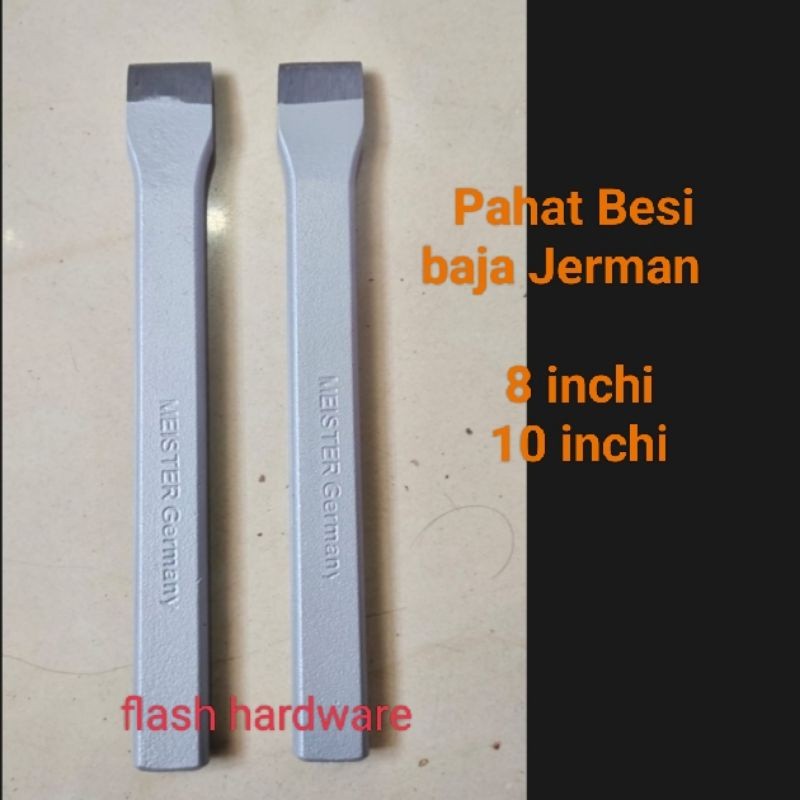 Pahat betel besi baja beton Meister jerman germany 8 inch dan 10 inch