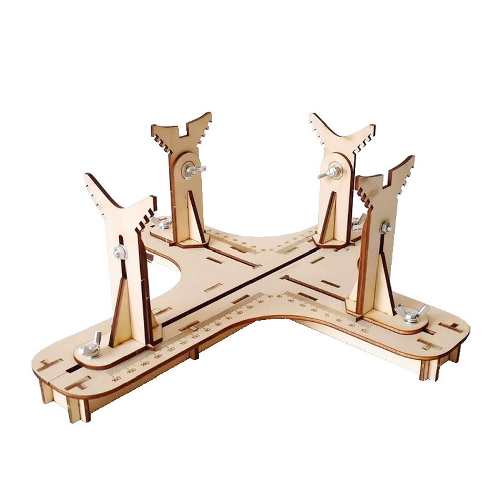 

New Aircraft Model Assembly Bracket Laminated Board Stand Support Simulation Airplane DIY Tools with Scale for Painting Display