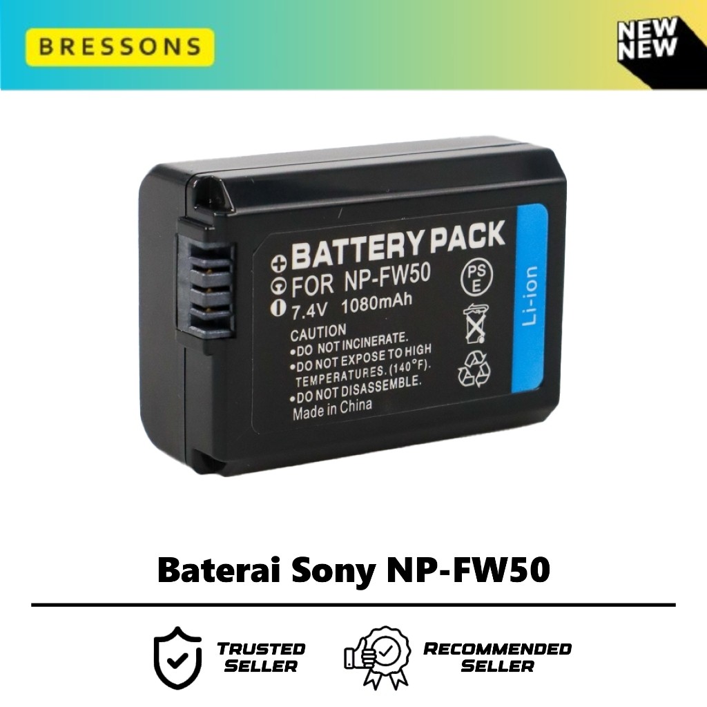 Baterai Battery Mirrorless Sony NP FW50 For A5000 A5100 A6000 A6300 A6400 A7 A7 II Sony Nex 5T 5R 5N