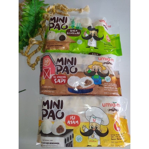 

Minipao Umipao Coklat/Ayam/Sapi 480gram Isi 30 Frozen