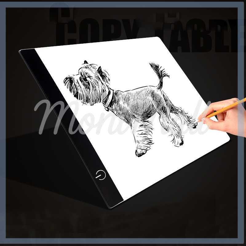 

DAMLED Drawing Tracing Board LED A4 Adjustable Light with Dot Scale - D30