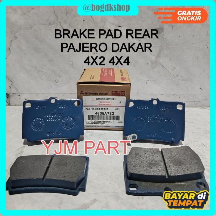 KAMPAS REM BELAKANG PAJERO DAKAR 4X2 4X4 BRAKE PAD REAR PAJERO DAKAR