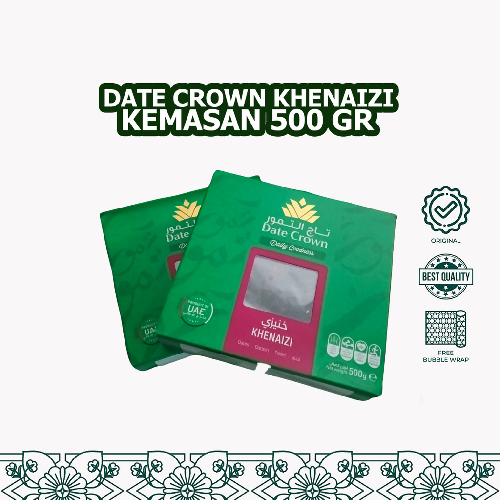 

KURMA DATE CROWN ORIGINAL PREMIUM KHENAIZI 500gr