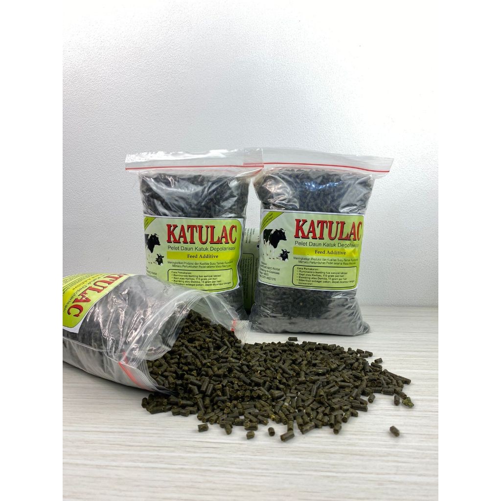 Konsentrat Penyubur Sapi Perah Katulac Pelet Daun Katuk Depolarisasi Membantu Memperlancar Air Susu 