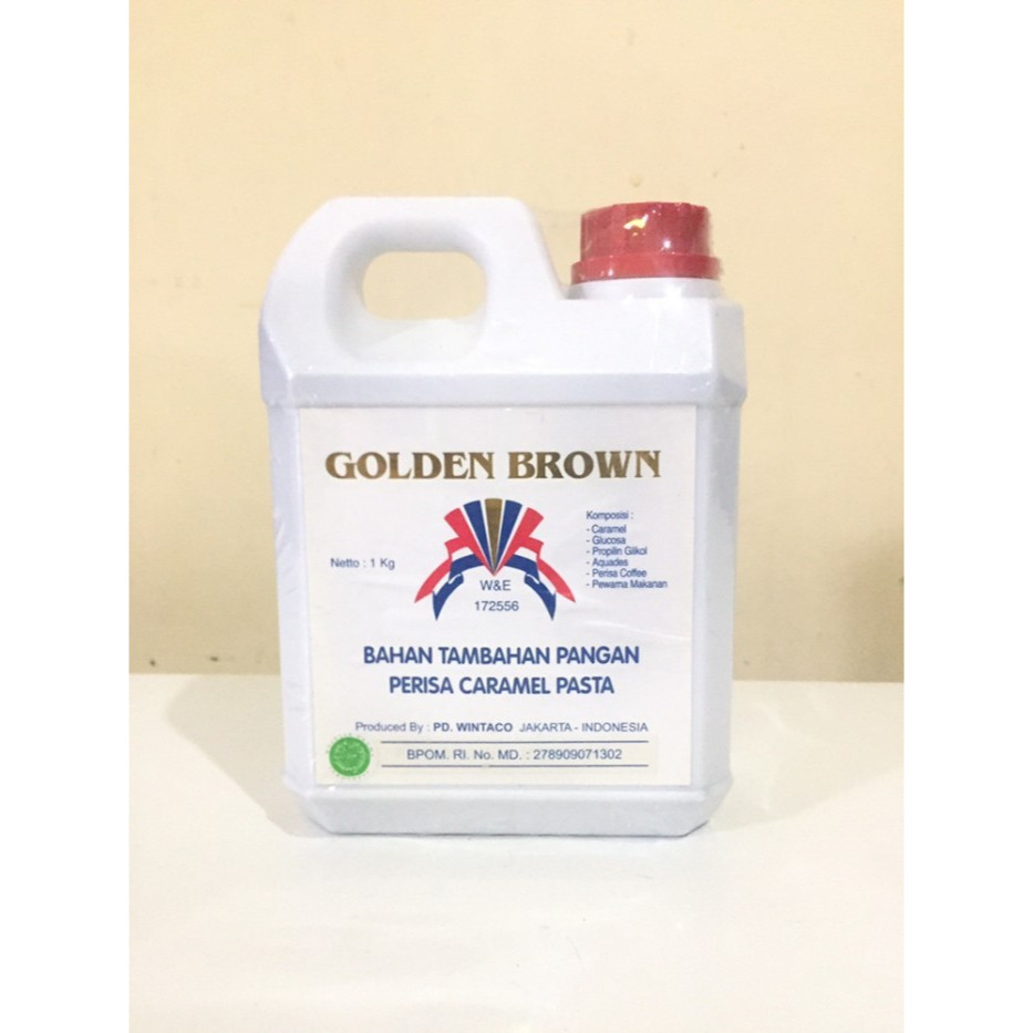 

Golden Brown Perisa Caramel Pasta 1kg Karamel Food Essence Flavour