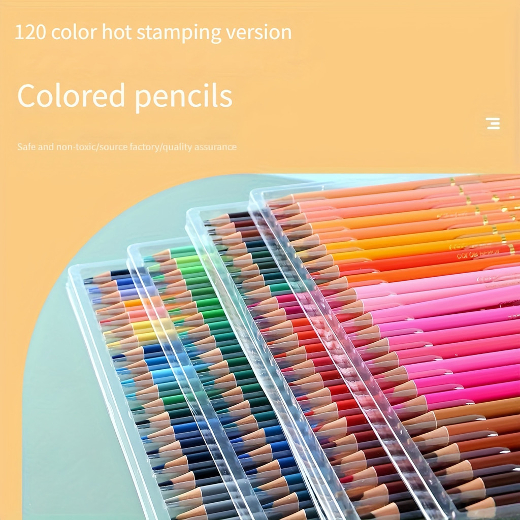 

120 color colored pencils,Used for professional artistic purposes,Office, cultural and educational supplies,Art painting tool se