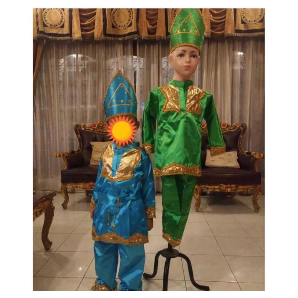 YANCSHOP Baju Adat Padang TK - SD Laki Laki / Baju adat padang anak