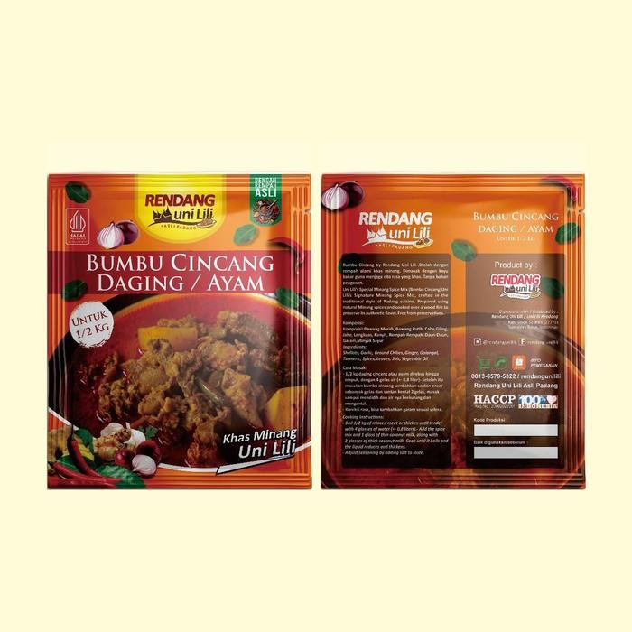 

Best Seller~[Baru] Bumbu masak Asam Padeh, gulai, cincang khas minang Rendang Uni Lili - Gulai