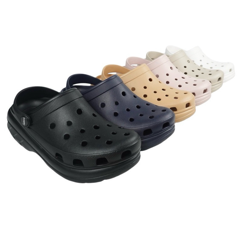 LUOFU ORIGINALS Sandal Sepatu Heels Bakpau Baim Wanita E7216-E01PLS