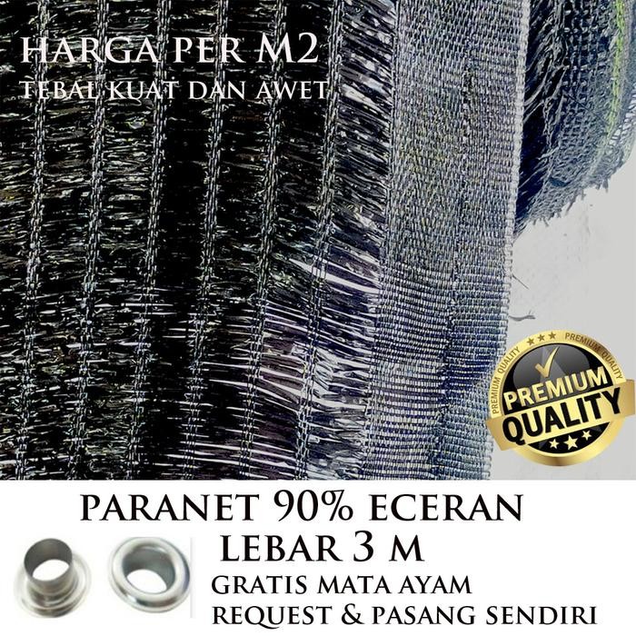 br e Paranet 90% Meteran / Shading net / jaring tanaman meteran