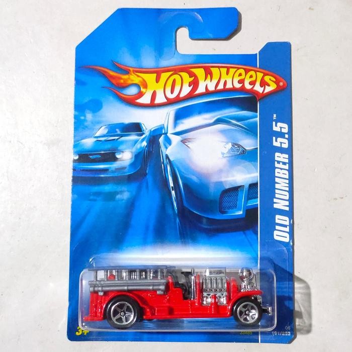 TR99 Hotwheels Hot Wheels Old Number 5.5 5 merah 2006 5SP Fire Truck
