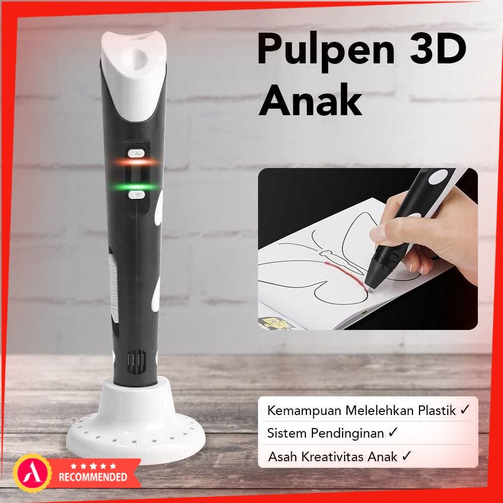 

ETIGREE Pulpen 3D Anak Printing Magic Drawing Filament EU Plug - P62-2