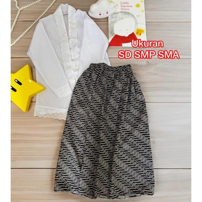 Terlaris ✨ -Kebaya Encim Anak Sekolah TK SD SMP SMA Kebaya Anak Perempuan Muslim Kebaya Sunda Skolah