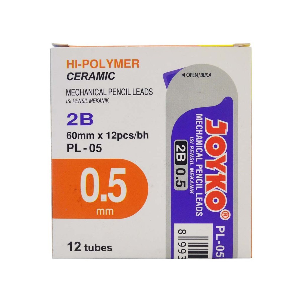 

REFILL Isi Pencil Pensil Mekanik 2B Joyko 0.5 mm Mechanical Refil