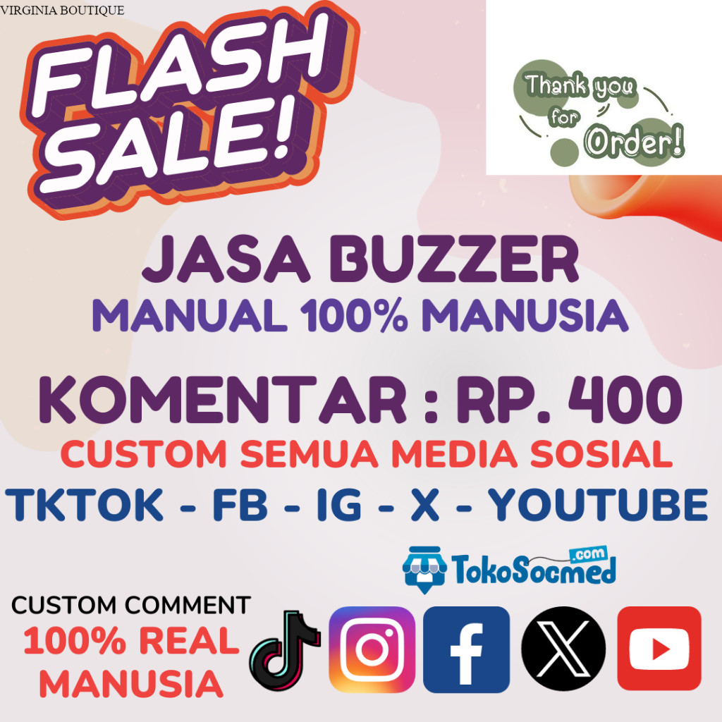 JASA KOMEN INSTAGRAM KOMEN TIKTOK KOMEN FACEBOOK KOMENTAR TIKTOK KOMENTAR INSTAGRAM FACEBOOK TWITTER