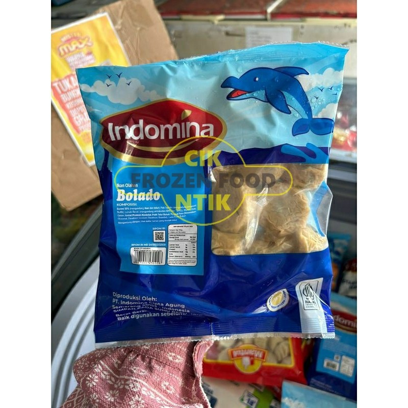 

Indomina Bolado 500g Frozen food cik ntik Jambi cemilan jajanan seblak korea jepang