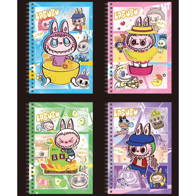 

J2 - Buku diary labubu A5 lucu Agenda capybara