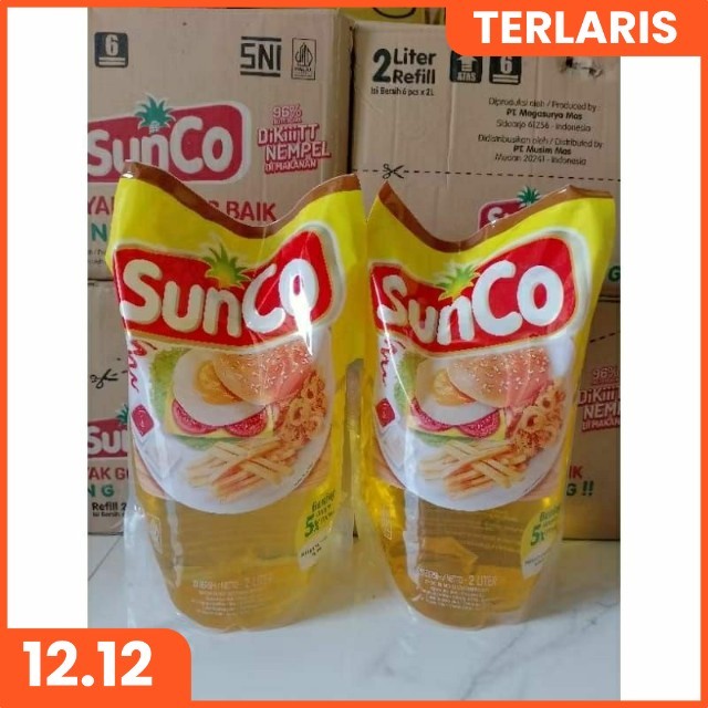 

MINYAK GORENG SUNCO 2LITER MURAH PROMO!!! 12.12 promo