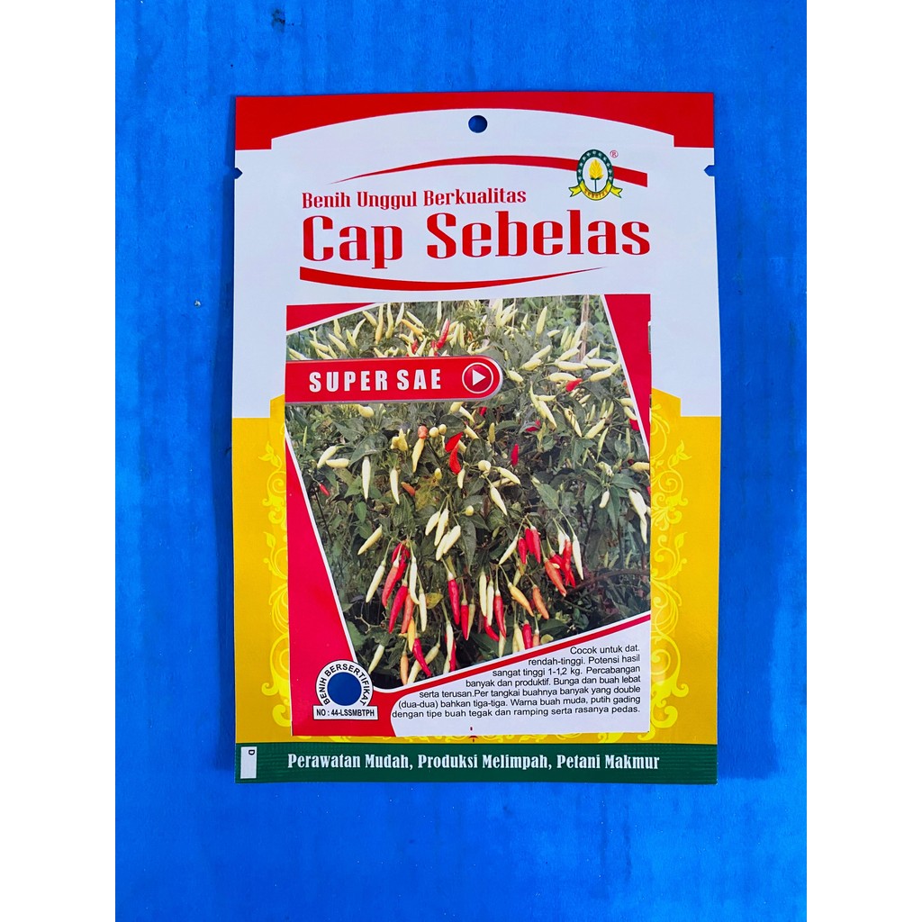 Benih Cabe Cabai Rawit isi 10gr SUPER SAE dari Cap Sebelas