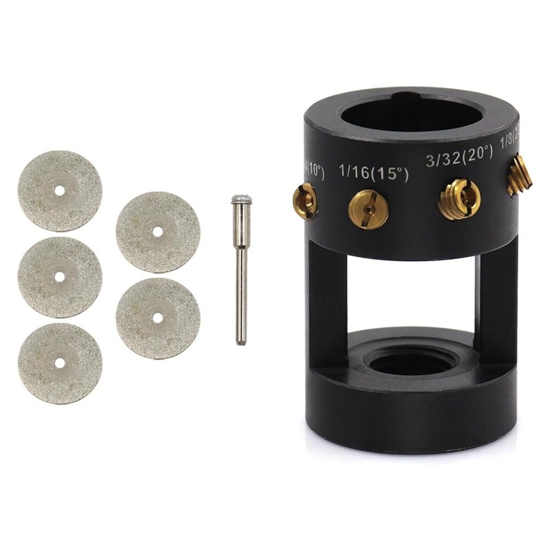 

TIG Sharpener Tungsten TIG Welding Aluminum TIG Sharpener Tungsten Electrode Multi-Angle Offsets Sharpener Grinder Tool, Durable