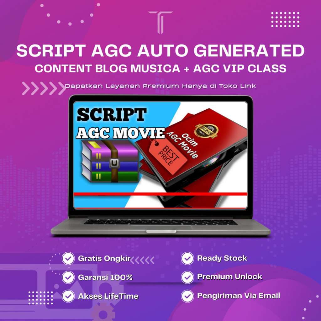 Script AGC Auto Generated Content Blog Musica + AGC VIP CLASS Belajar AGC from Zero to Hero Termurah