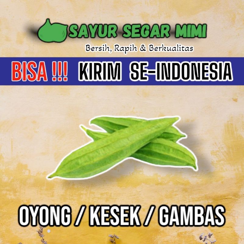 

Oyong / Kesek / Gambas (200Gram-300Gram) - Sayur Palembang
