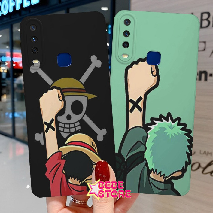 SCR Case Vivo Y11/Y12/Y12i/Y15/Y16/Y17/Y19 Motif One Piece Anime  - Case Kekinian - Case Procamera -