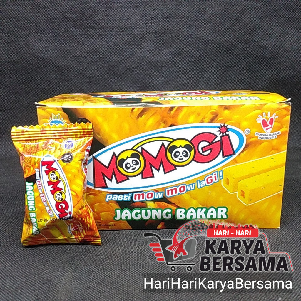 

MAKANAN RINGAN MOMOGI JAGUNG BAKAR ISI 20'S X 5GR - PER BOX