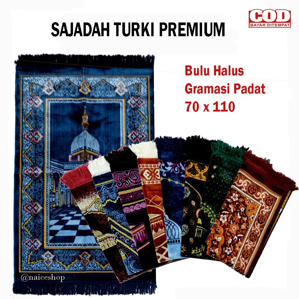 SAJADAH BESAR Grosir Sajadah Tebal Turki Premium Dewasa