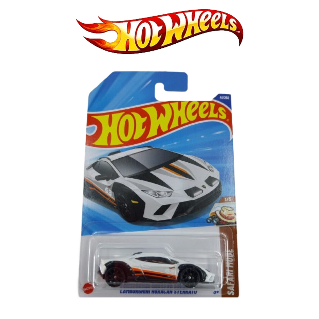 Hot Wheels Lamborghini Huracan Sterrato Putih Safari Mode