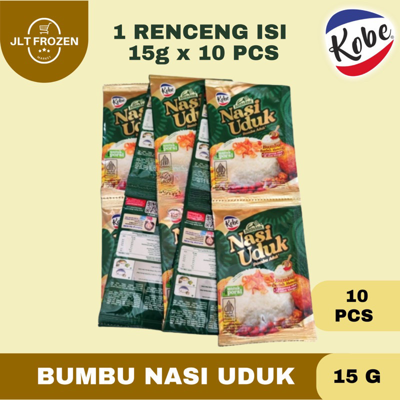 

Renceng Kobe Bumbu Nasi Kuning / Bumbu Nasi Uduk Instan / Bumbu Nasi Goreng Pedas / Bumbu Ayam Kalasan Siap Pakai - Renceng