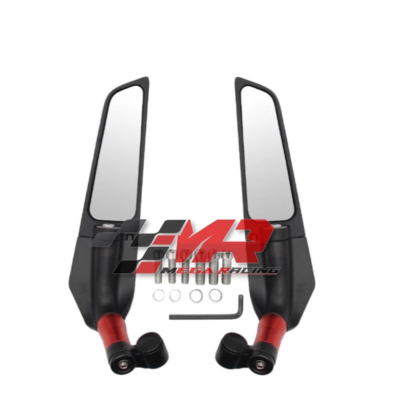 Spion Winglet Tomok Stealth Universal Semua Motor Vario Pcx Nmax Aerox Xmax Beat Vixion Cbr150r Xrid