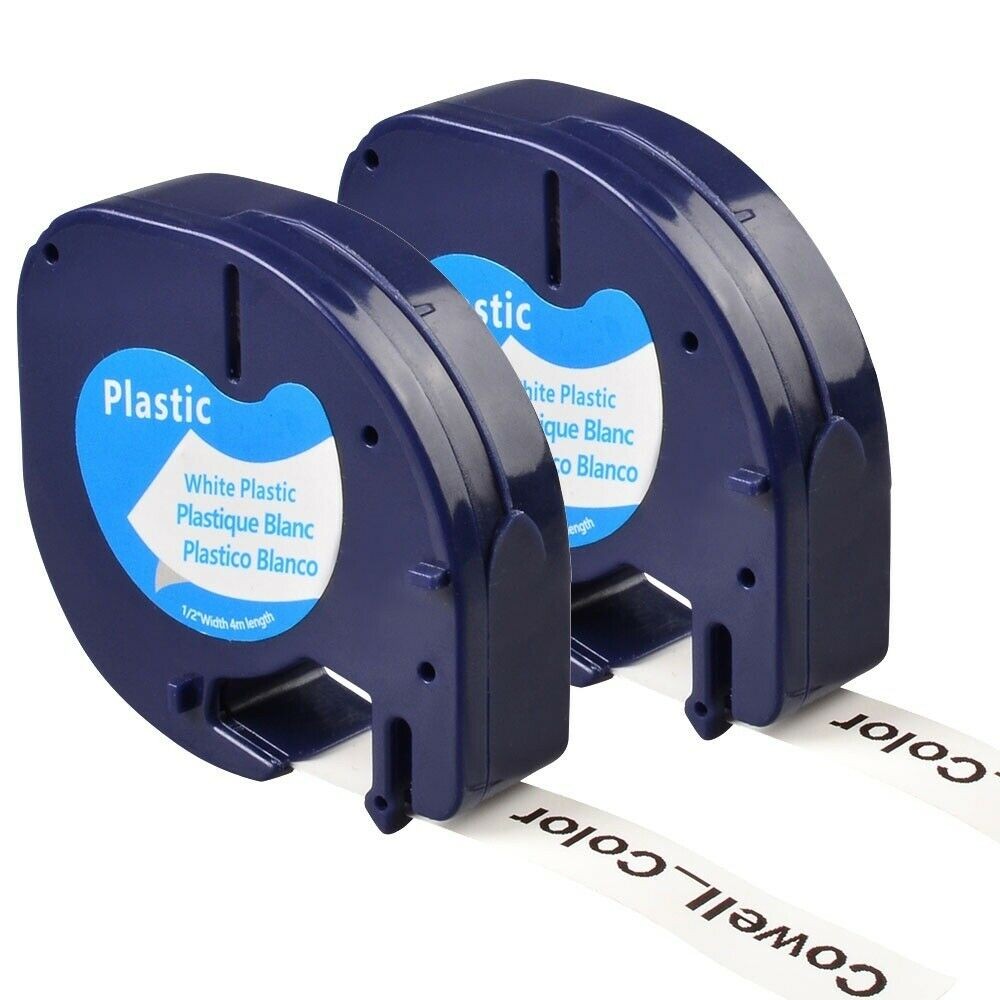 

20 Label Tape for Dymo LetraTag LT-100H, LT-100T, LT-110T, QX 50, XR, XM, 2000,