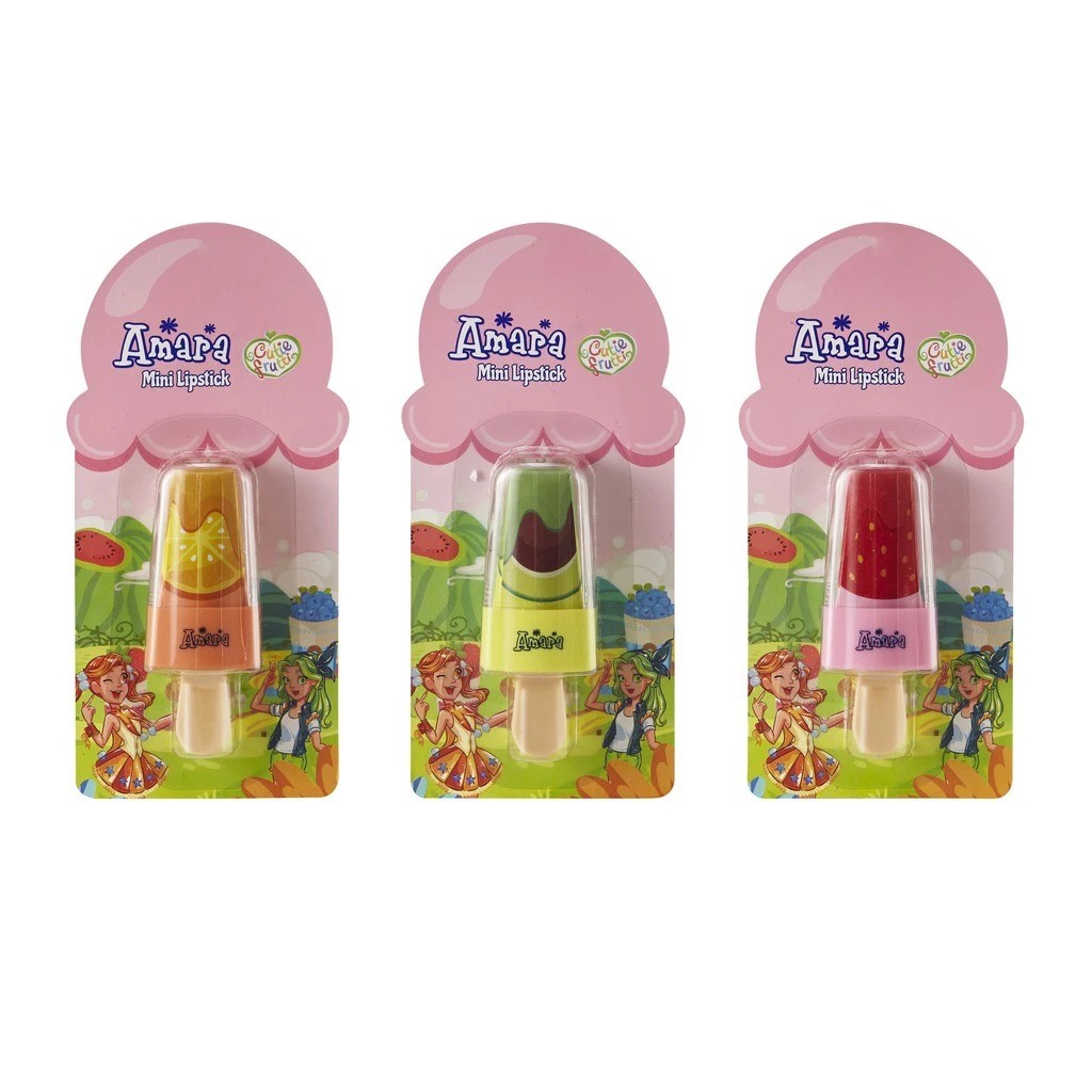 AMARA Mini Lipstick Cosmetic For Kids Lipstick Anak Make Up Anak Amara Purbasari